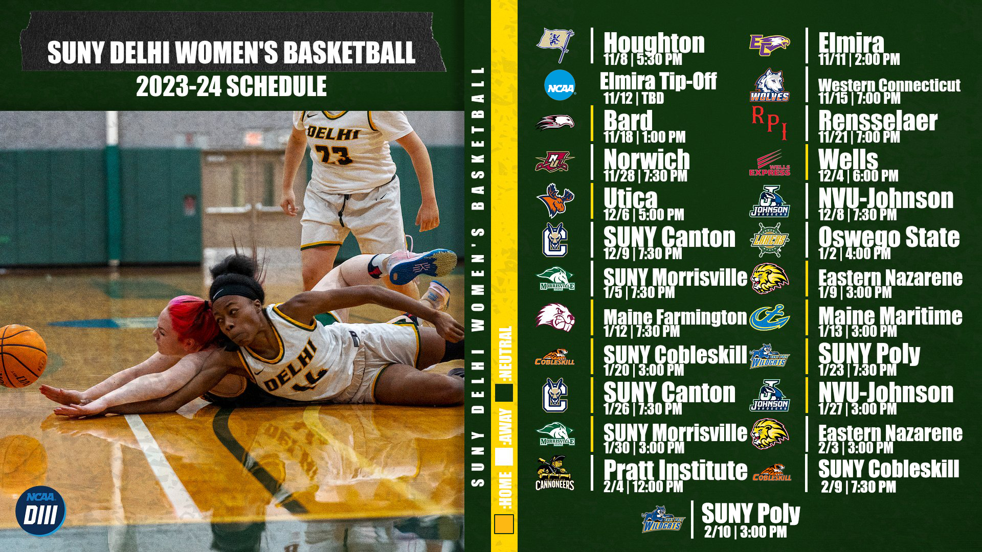 SUNY Delhi Women's Basketball 2023/23 season preview