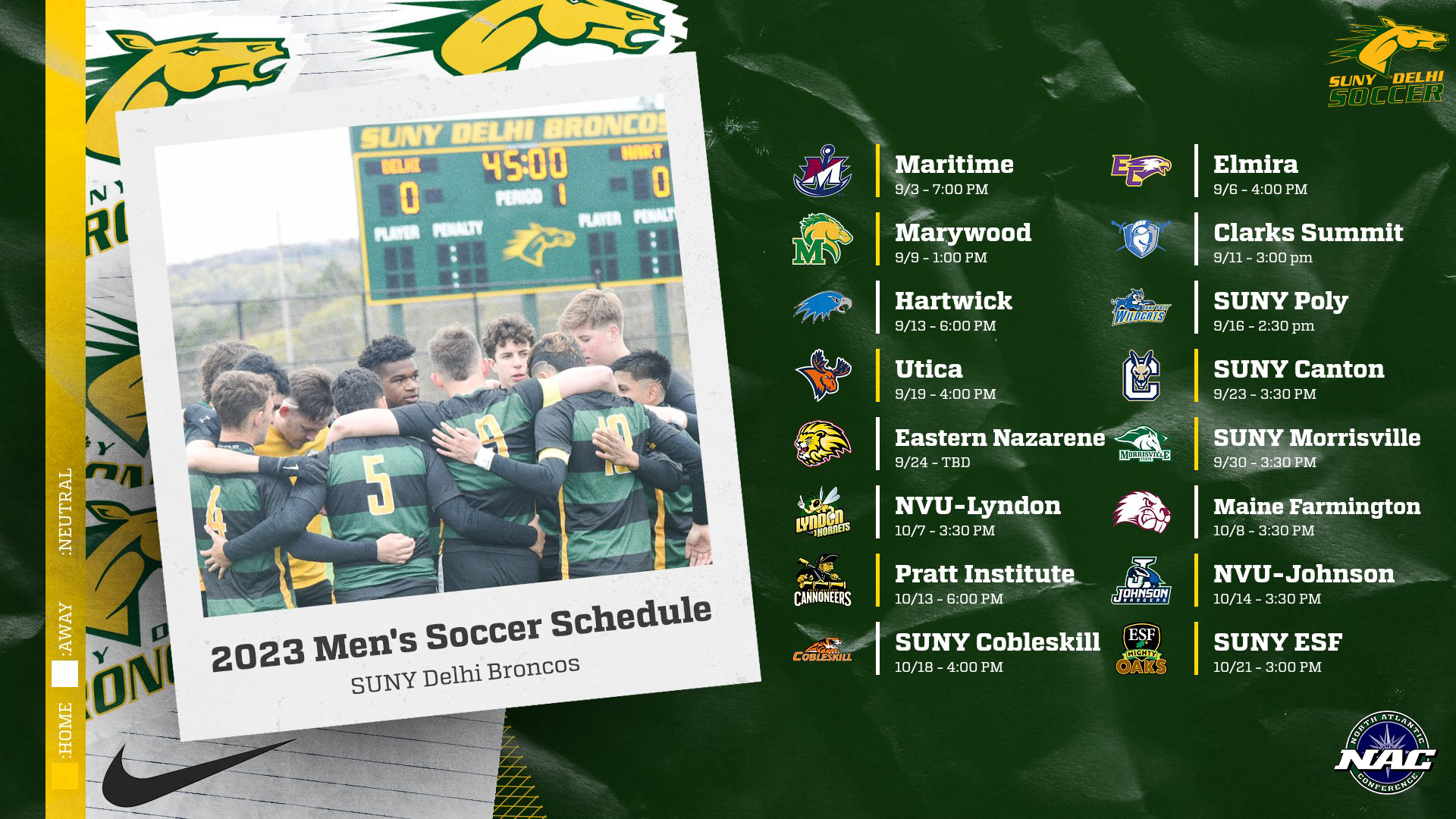 SUNY Delhi Men&rsquo;s Soccer 2023 Season Preview