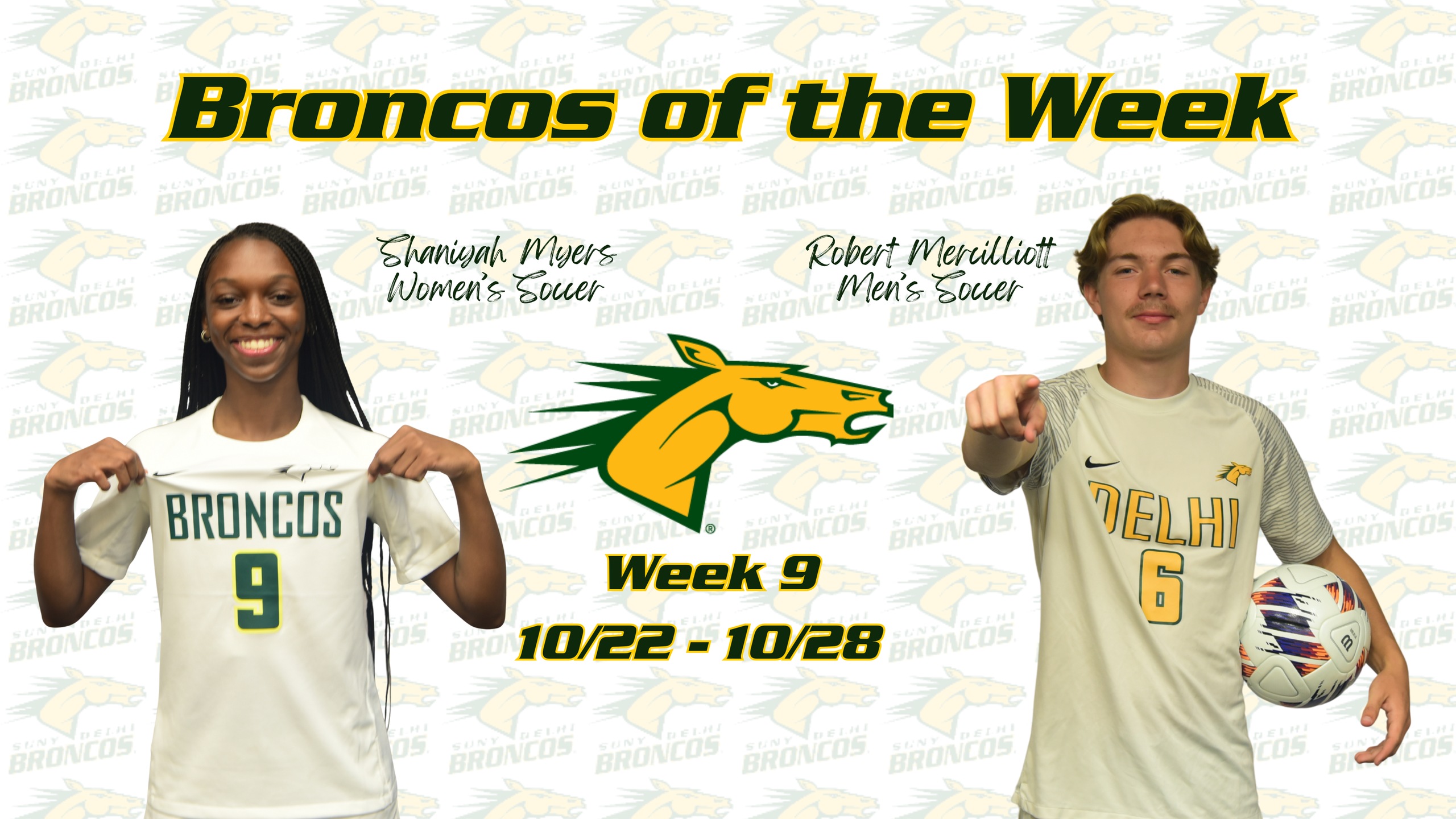 Broncos of the Week: 10/22 - 10/28