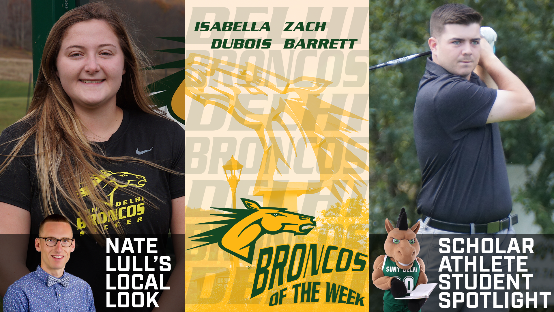 BRONCOS OF THE WEEK (2/16): Isabella DuBois, Zach Barrett