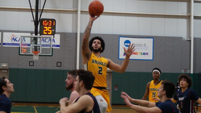 Justin Daoud #2 drives up for a floater.