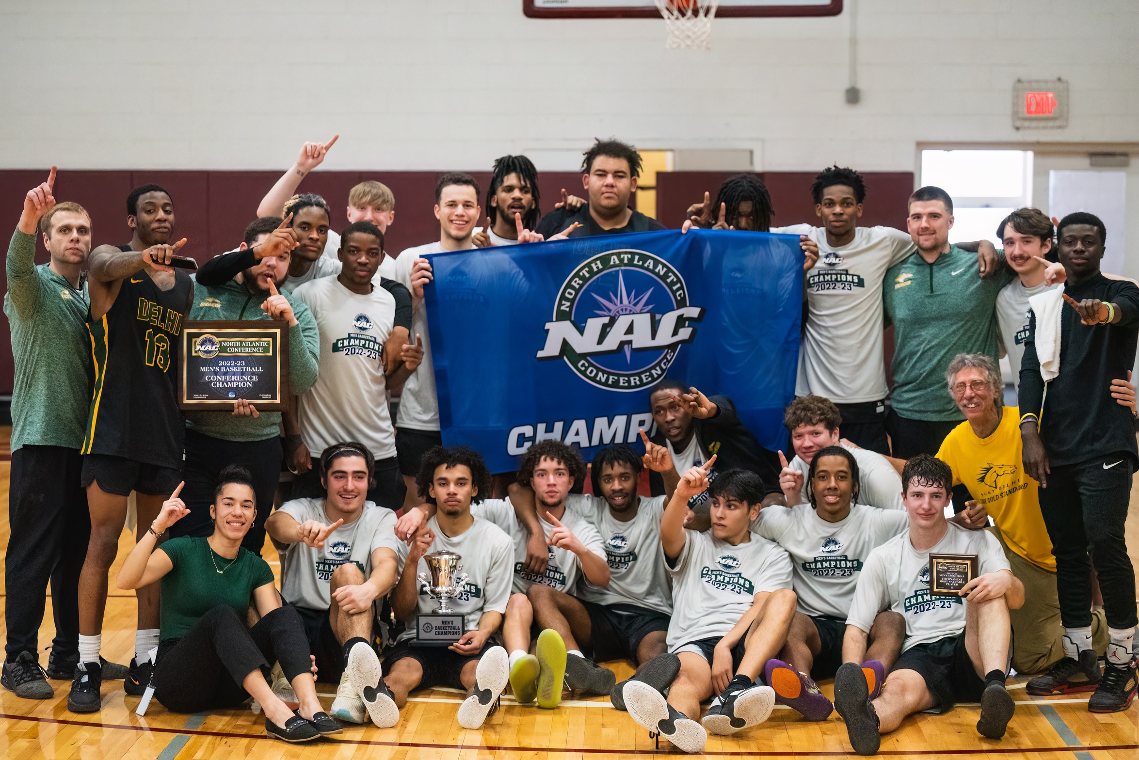 Men&rsquo;s Basketball continue their historic season winning first ever NAC Championship