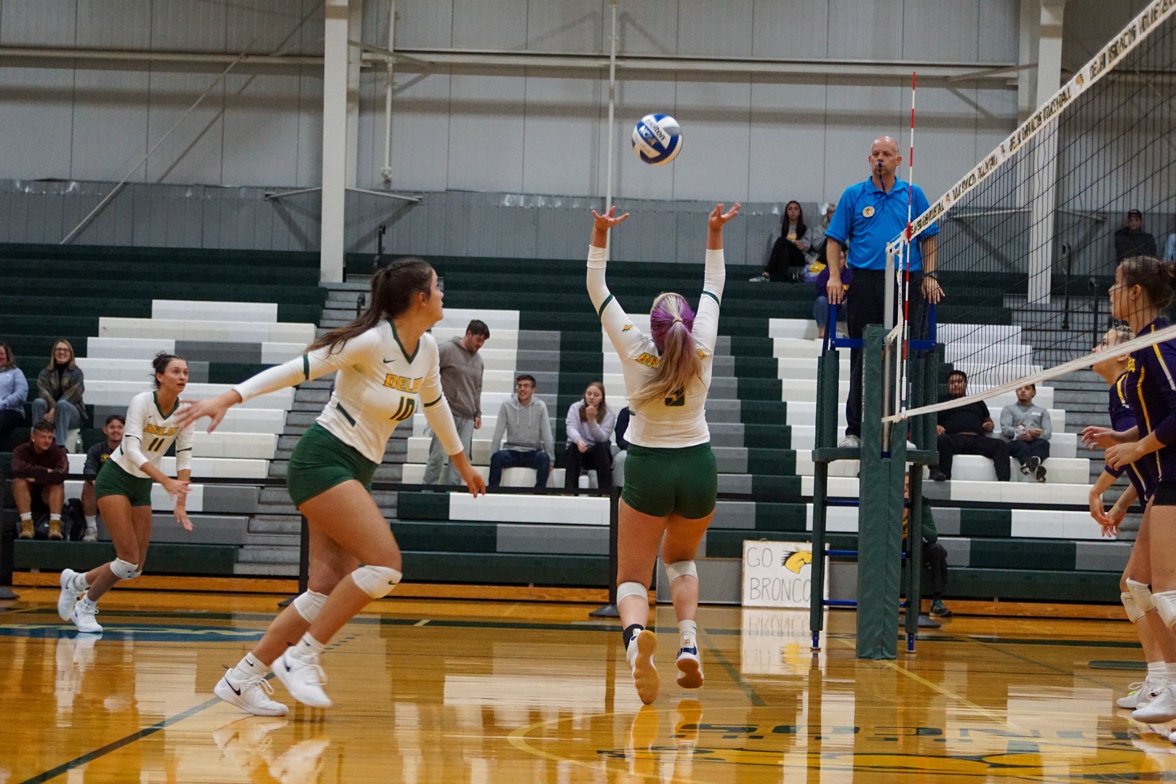 Delhi falls to Elmira at home in five set battle