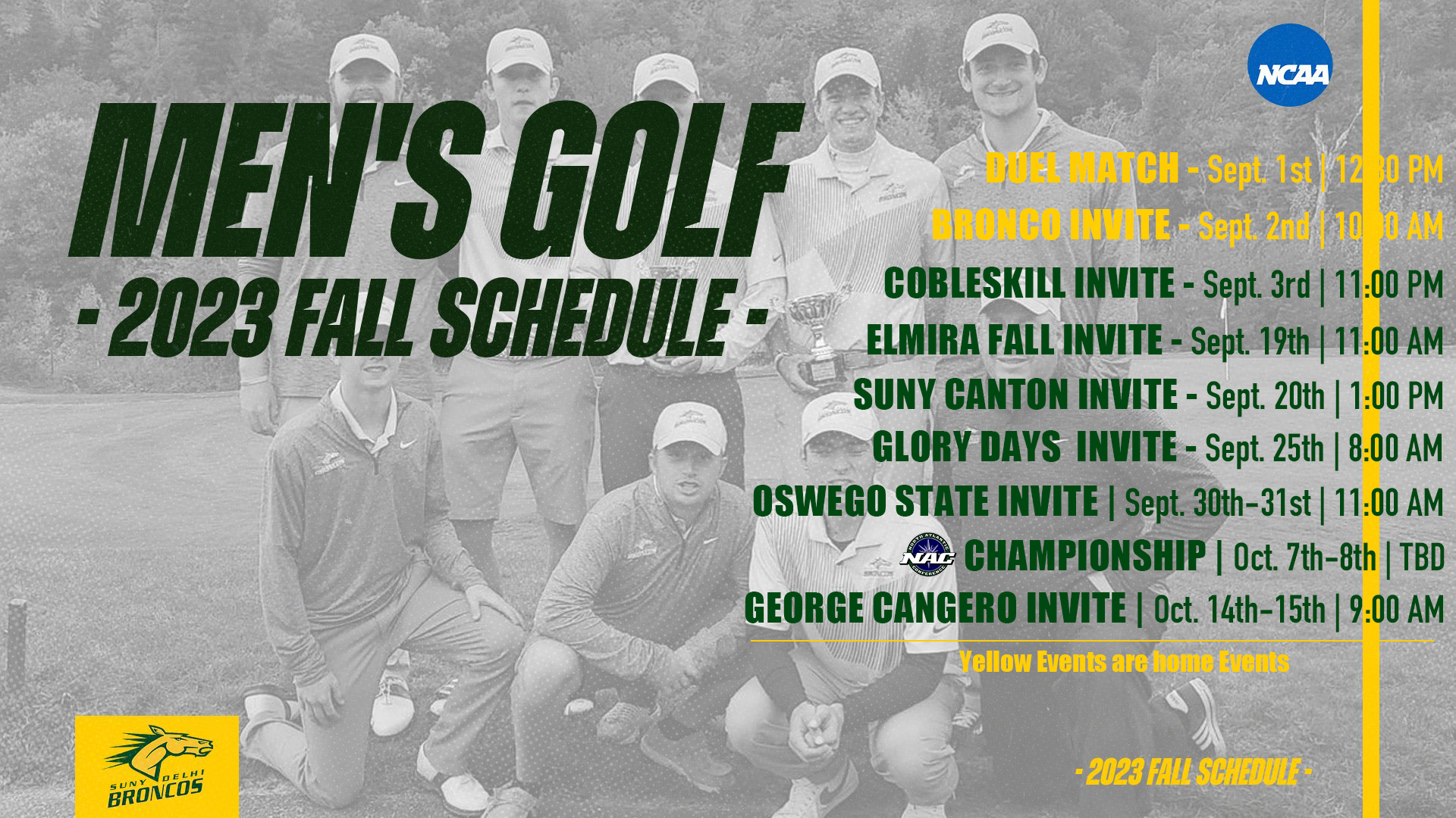 SUNY Delhi Men's Golf 2023 Season Preview