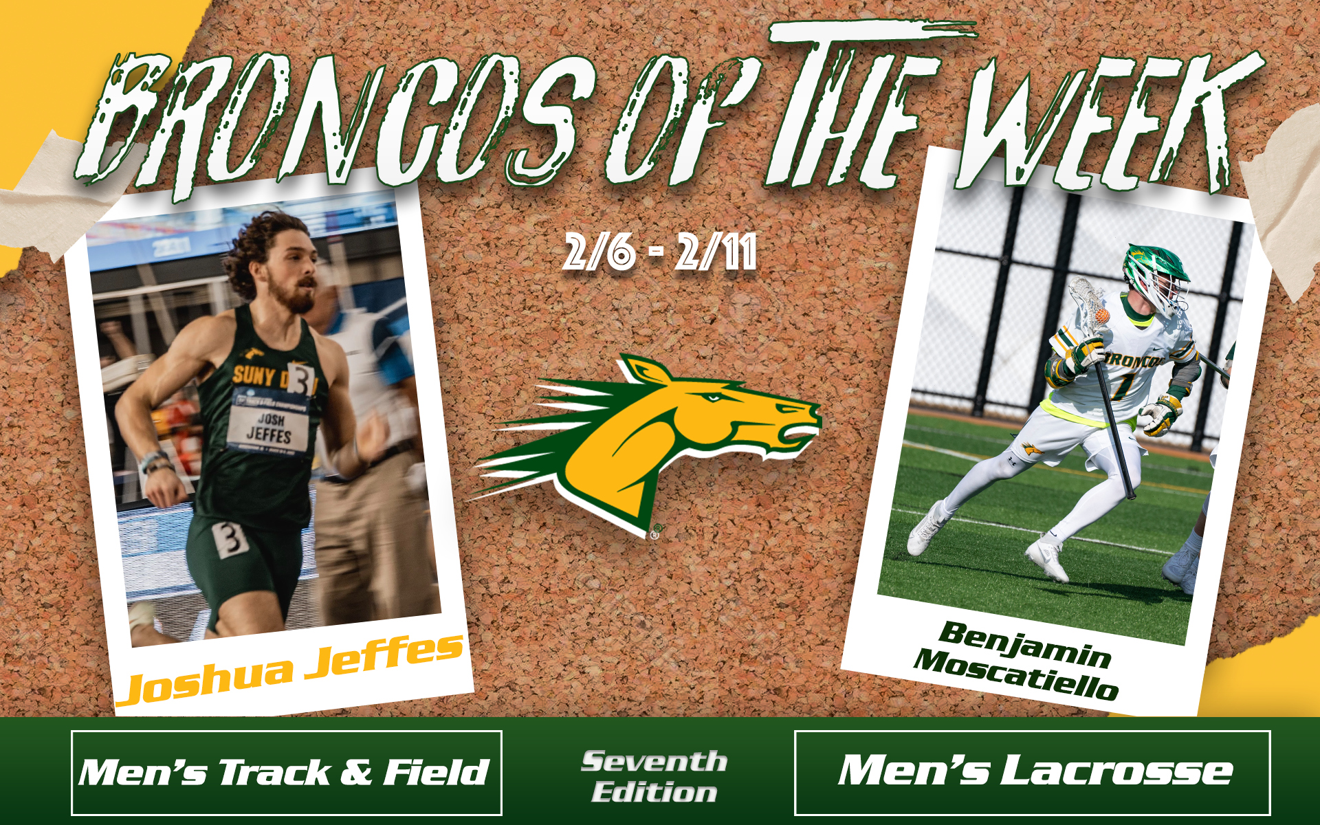 Bronco of the Week #7 Joshua Jeffes & Benjamin Moscatiello (3/13)