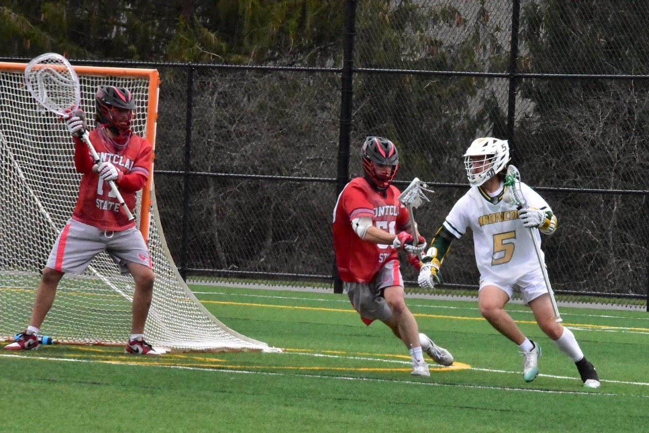 Lazazzaro assisted seven scores on the day, setting a program record