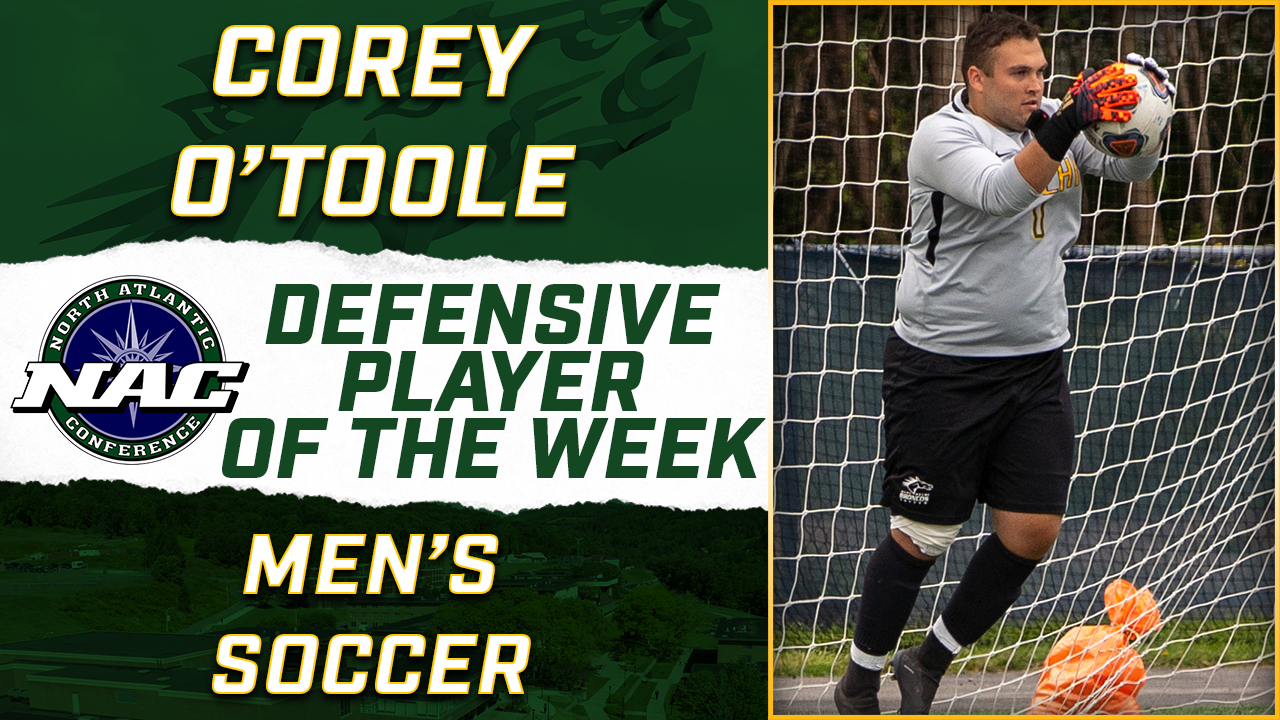O'Toole's Big NAC Weekend Pays Off with Conference Honors
