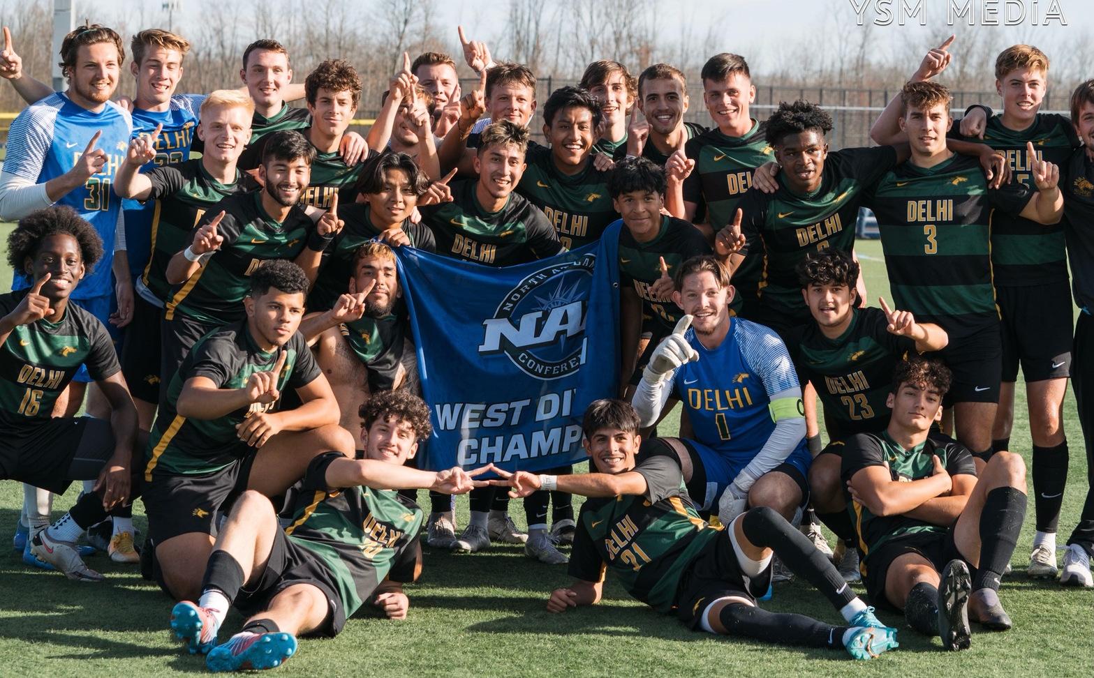 Delhi Men's Soccer Wins NAC West beating SUNY&nbsp;Poly&nbsp;1-0 to advance to NAC Championship&nbsp;