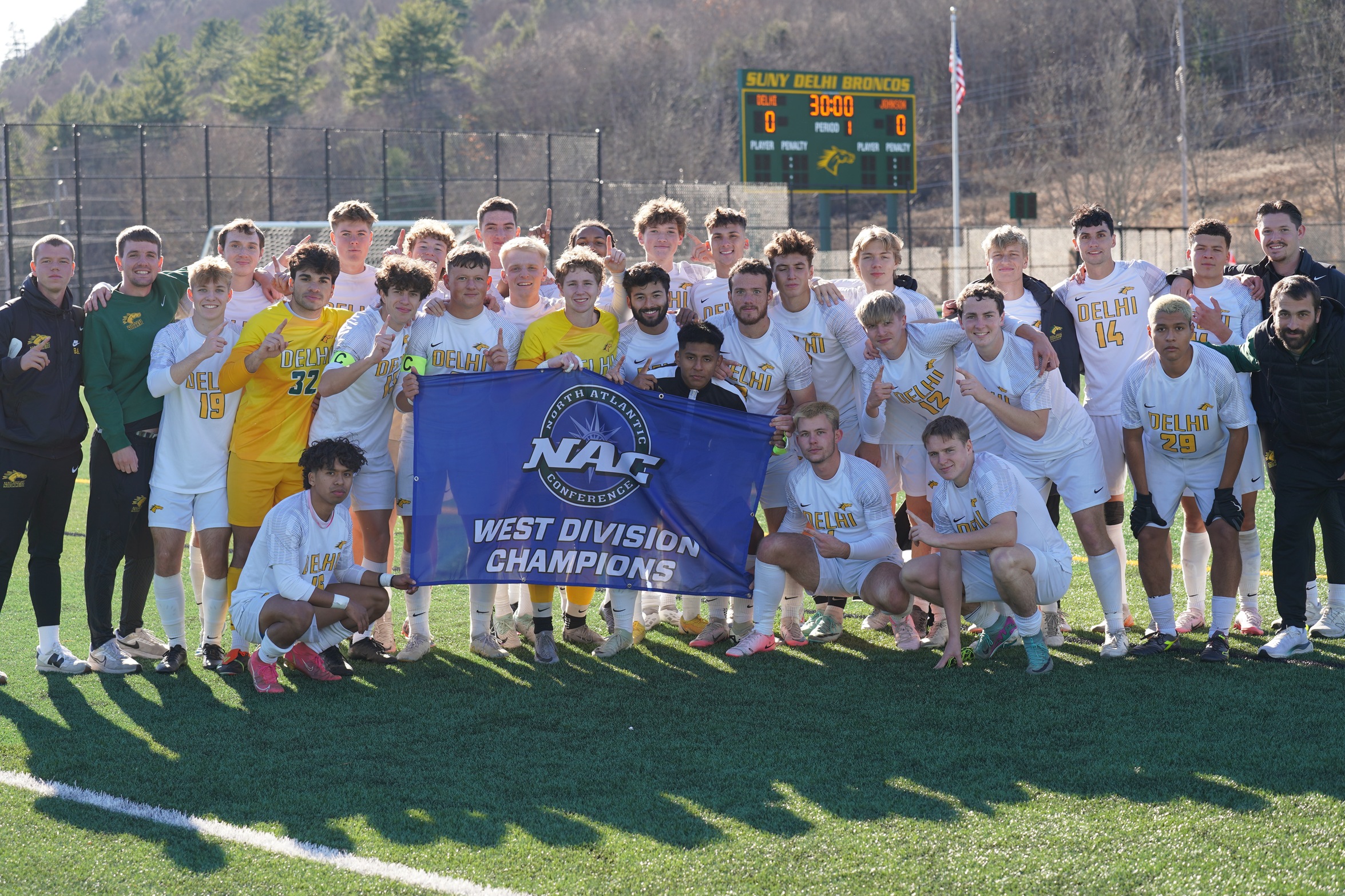 Men's Soccer Captures NAC West Division Title