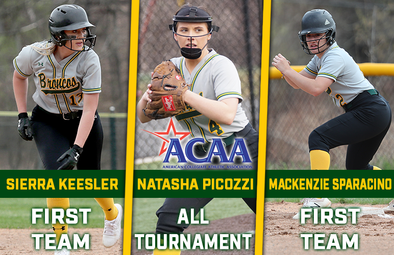 Broncos Earn Six All-ACAA Selections, Two to First Team