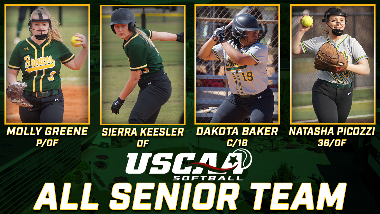 Softball's Senior Quartet Honored to USCAA All-Senior Squad
