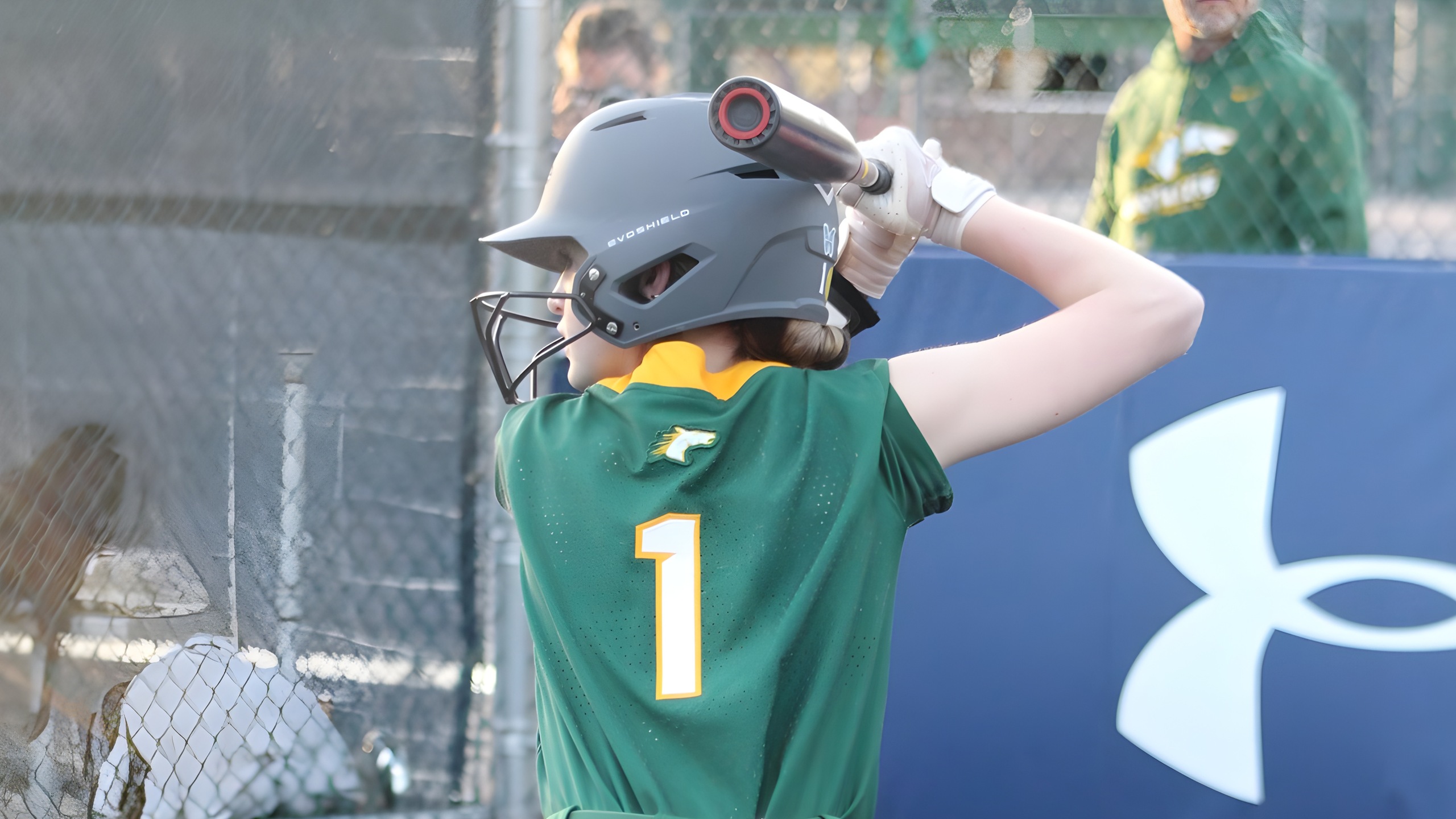 Lauren Laferriere tallied what would be her first career hit in the game two forfeit