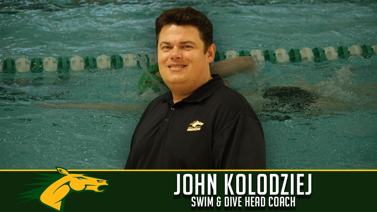 John Kolodziej Returns as SUNY Delhi's Head Swim & Dive Coach