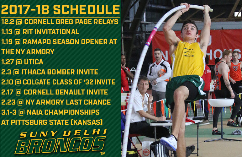 Coach Munro Releases Indoor Track Schedule