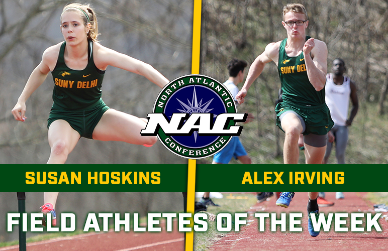 Binghamton Natives Sweep NAC Field Athletes of the Week