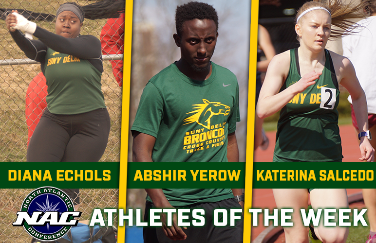 Echols, Salcedo, Yerow Claim NAC Weekly Honors