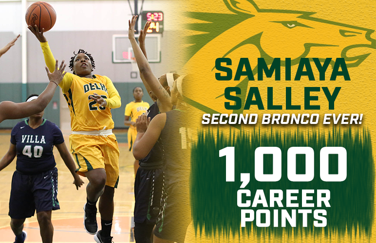Salley Reaches 1,000 Career Points at Villa Maria
