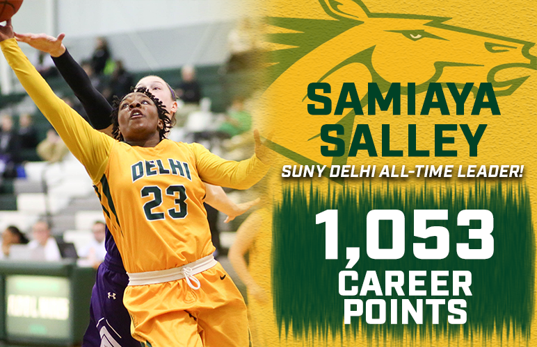 Salley Breaks Career Scoring Record, Posts First Triple-Double at Cazenovia