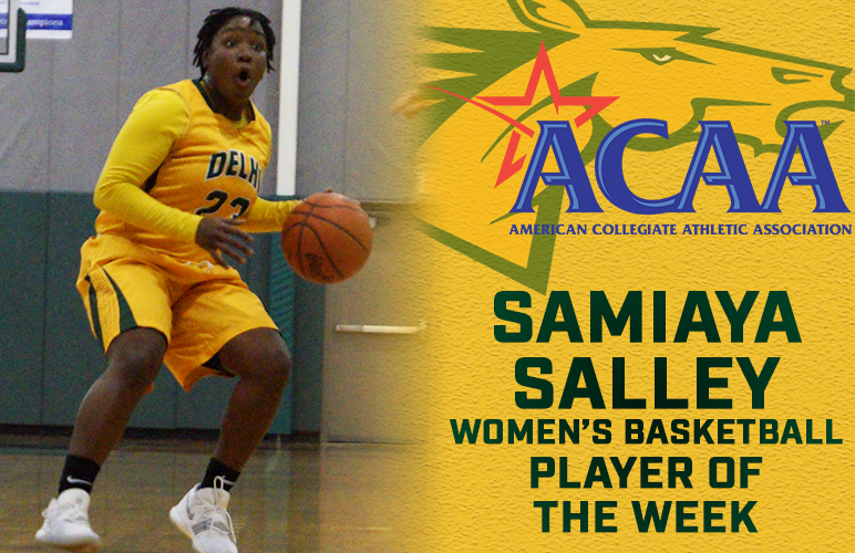 Salley's Three-Game Showing Earns Broncos First ACAA Weekly Nod of Season