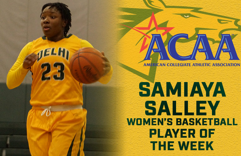 Salley Garners Second ACAA Weekly Honor of Season, Fourth of Career