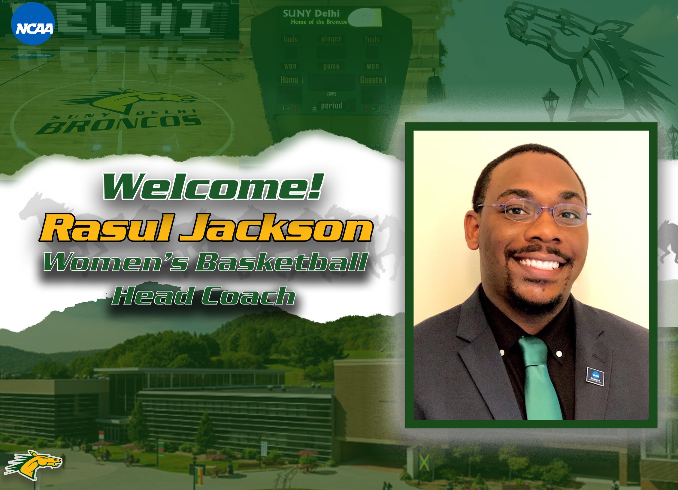 Rasul Jackson named as SUNY Delhi&rsquo;s Women&rsquo;s Basketball Head Coach