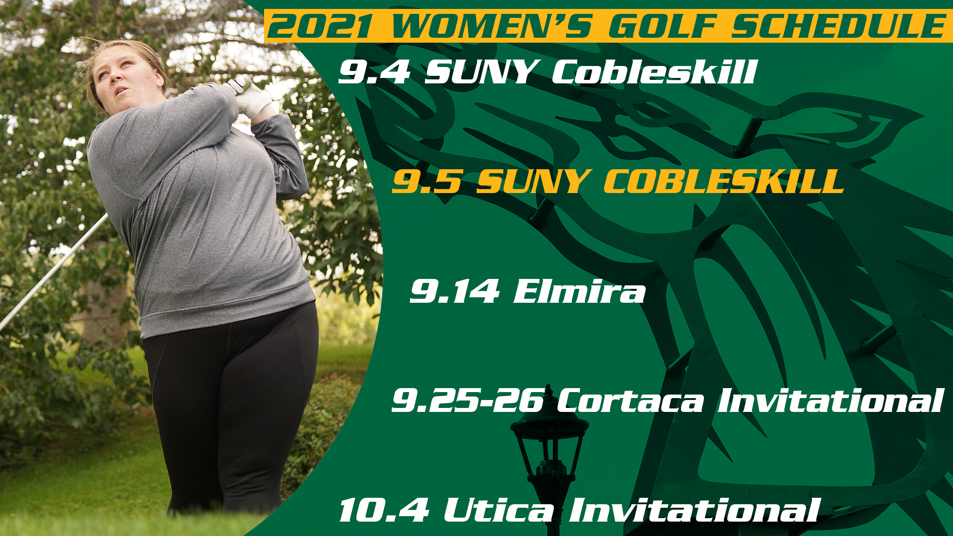 Women's Golf Schedule Released