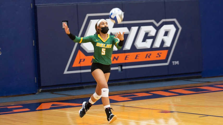 volleyball player serving
