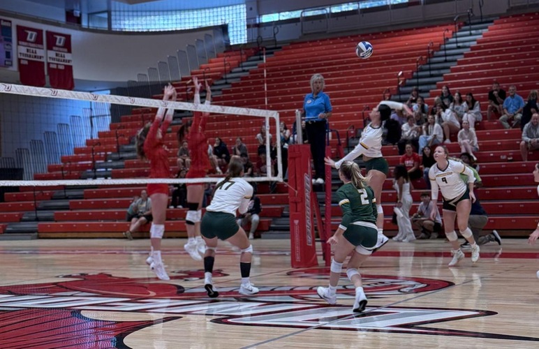 Volleyball Loses in Three Sets at Oneonta