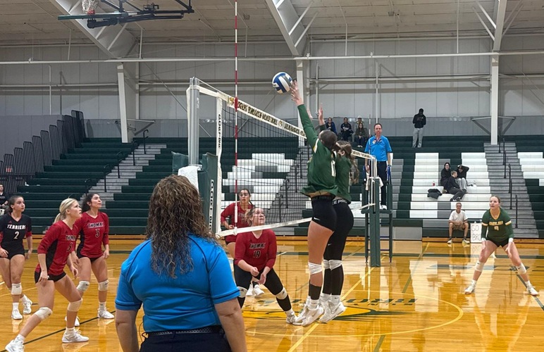 Volleyball Wins Nail-Biter at Home