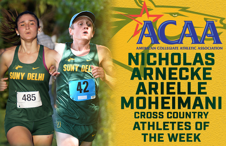 Arnecke, Moheimani Honored as ACAA Athletes of the Week