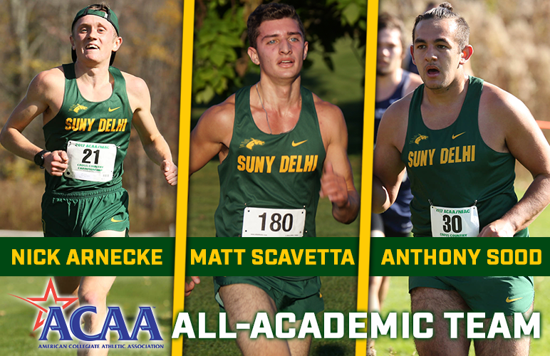 Arnecke, Scavetta, Sood Land ACAA All-Academic Honors