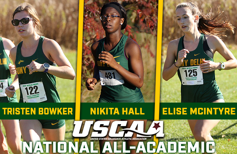 Bowker, Hall, McIntyre Receive USCAA National Academic Praise